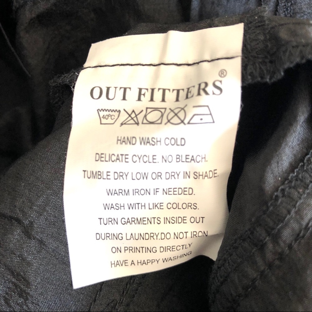 Outfitters Black Long Sleeve Dress Crystal Buttons - Picture 10 of 10